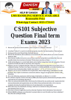CS101 Finalterm Subjective Important Question 2023.pdf